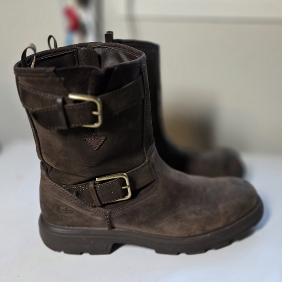 UGG Biltmore Moto Suede Boots - Picture 2 of 7